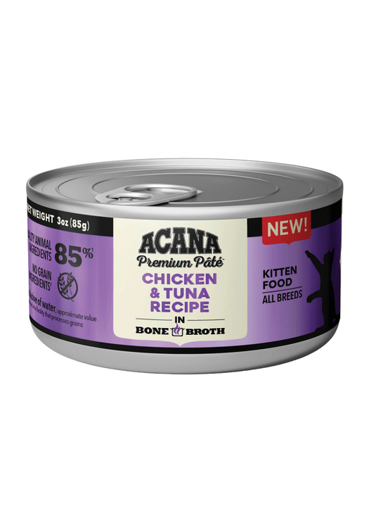 ACANA Premium Pâté, Chicken & Tuna Kitten Recipe